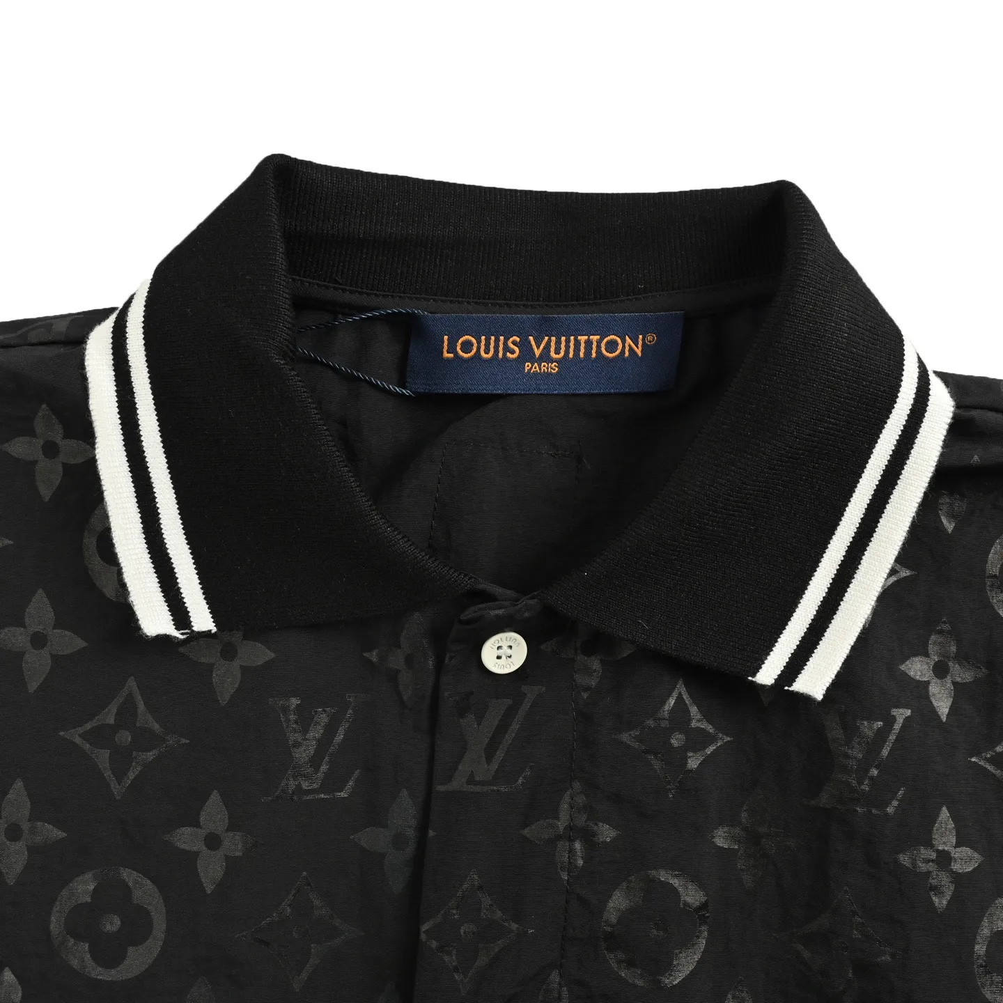 Louis Vuitton/Louis Vuitton 25ss old flower ripple jacquard suit short-sleeved shirt